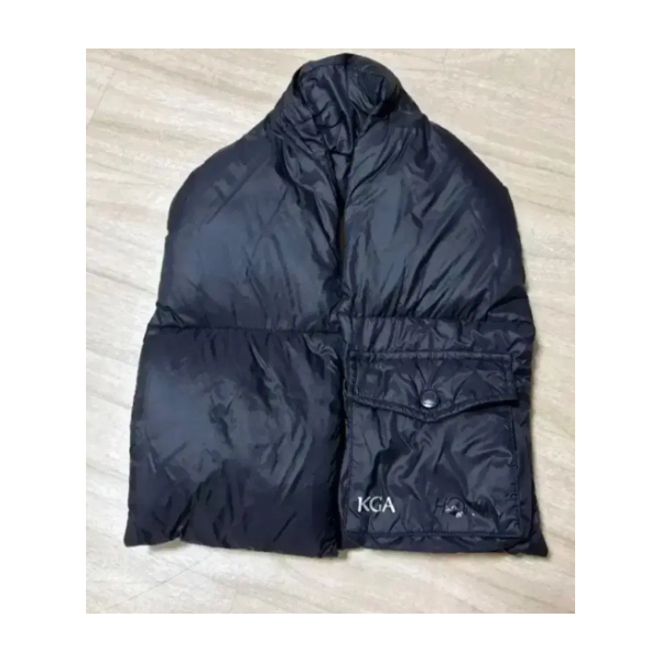 패딩 목도리 블랙 (새상품)