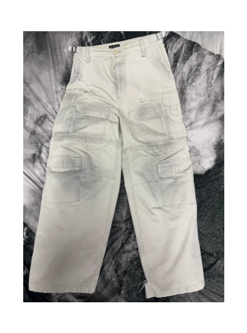 발렌시아가 디스트로이드 립스탑 카고팬츠 (46 size)